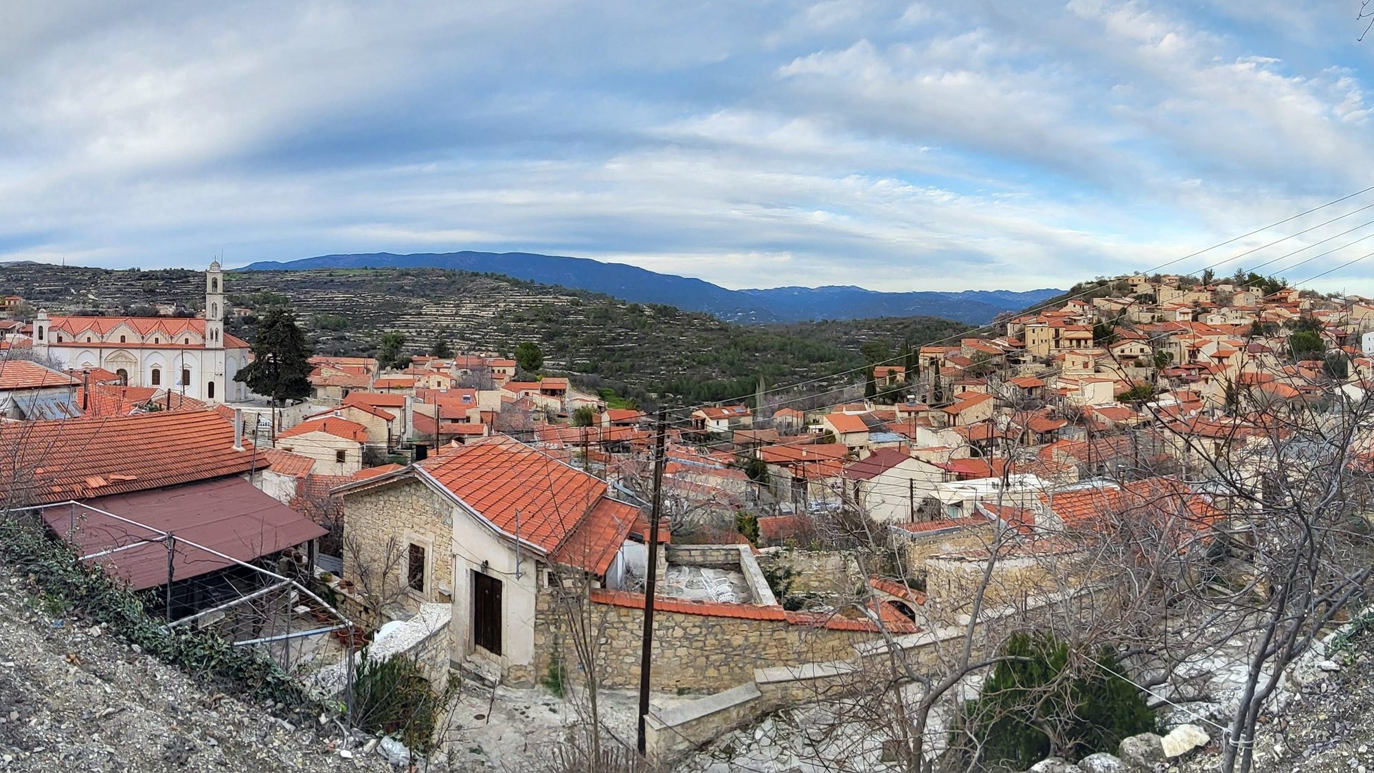 The village from the ridge